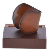 Vegetable Tanned Leather Classic Coin Bank Wallet Tan : 1995