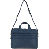 Gabicci Leather Messenger Bag Navy: GB-64956