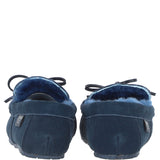 Fenland Classic Mens Suede Sheepskin Maverick Slippers Navy