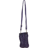 Ashwood Leather Crossbody Smart Phone Bag Purple: D-99