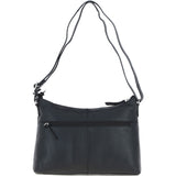 Ashwood Leather Ladies Essential Crossbody Bag Black: MI-09