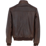 Ashwood Leather Bomber Jacket Aq Brown: AWM-784