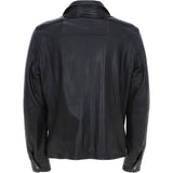 Trapper Mens Leather Jacket Dk Brown 27: no1