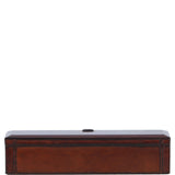 Ashwood Luxury Leather Watch and Bracelet Storage Box Chestnut: LF-121