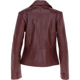 Ashwood Leather Women's Two Button Oxblood Blazer: 10157