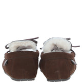 Fenland Classic Mens Suede Sheepskin Maverick Slippers Brown