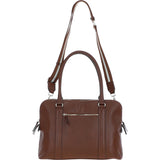 Ashwood 3 Section Large Leather Handbag Tan: X-39