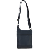 Ashwood Leather & Harris Tweed® Cloth Crossbody Bag Navy/Pink: TW-24-06-NP