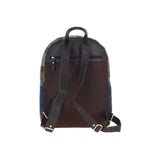 Ashwood Leather & Harris Tweed® Cloth Multi Colour Backpack Brown/Mix: TW-83-22-BM