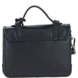 Stylish Ashwood Leather Small Satchel Bag Black: Y-61