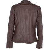 Leather Jacket Mid Brown/nap: AWL-710