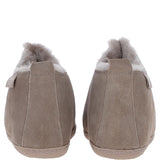 Fenland Classic Suede Sheepskin Bootie Slippers Taupe: DARWIN
