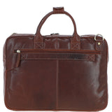 Classic Leather Laptop Bag Chestnut: Q-44
