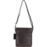 Ashwood Classic Leather Side Bag Brandy: Q-41