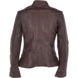 Leather Jacket Mid Brown/nap: NIBI 2