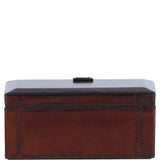 Ashwood Luxury Leather Dual Watch & Bracelet Storage Box Chestnut: LF-119