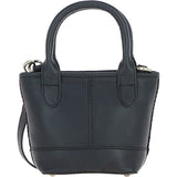 Ashwood Leather & Harris Tweed® Cloth Small Grab Bag Black/Green/Red: TW-63-07-BR