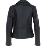 Ashwood Leather Women's Two Button Black Blazer: 10157