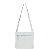 Ashwood Leather Smart Crossbody Bag Ice Grey: 64638/cb-9
