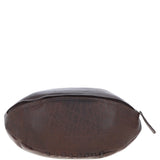 Ashwood Leather Rugby Ball Washbag Brandy: Q-40