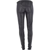 Skinny Fit Leather And Lycra Leggings Black: LEATHER LEGGINGS