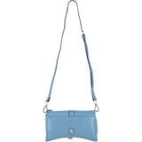 Ashwood Stylish Leather Crossbody Bag Denim: 64179