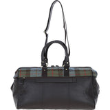 Ashwood Leather & Harris Tweed® Cloth Doctor Holdall Brown/Mcload: TW-42-01-BM