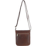 Ashwood Medium Leather Crossbody Bag Brown: V-81