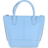 Ashwood Leather & Harris Tweed® Cloth Large Grab Bag Baby-blue/Blue: TW-64-19-BB