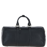 Classic Leather Weekend Bag Black: Q-46