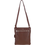 Ashwood Leather Crossbody Bag 2 Tone Tan: 63033