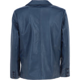 Classic Men's Ashwood Leather Blazer Navy: AWL-2288