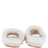 Fenland Ladies Sheepskin Slippers Beige: Nancy-Slippers