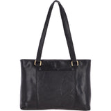 Medium Vintage Leather Handbag Black  – G26