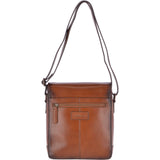 Vegetable Tanned Leather A4 Travel Bag Tan : Jones