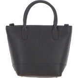 Ashwood Leather & Harris Tweed® Cloth Large Grab Bag Brown/Green: TW-64-09-BG
