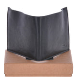 Mens Luxury 6 Card Note Leather Wallet Black : 2002