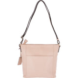 Medium Leather Shoulder Bag Pannacotta Cream : 62239
