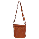 Luxury Small Leather Flight Bag Tan: D-90