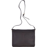 14 Inch Leather Satchel Brown : Josh