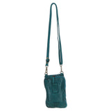Ashwood Leather Crossbody Smart Phone Bag Teal: D-99
