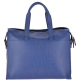 The Bridge Large  Italian Leather Large Work Bag French Blue/ruthenium : 70006 85 4Y NH