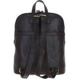 Exquisite Ashwood Leather & Harris Tweed® Cloth Backpack Brown/Green: TW-25-09-BG