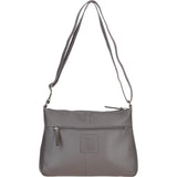 Ashwood Ladies Leather Shoulder Bag Taupe: AJ2