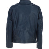 Ashwood Leather Men’s Racing Stripe Jacket Navy: Lambert sp