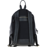 Exquisite Ashwood Leather & Harris Tweed® Cloth Large Rucksack Black/Watch: TW-43-03-BW