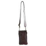Ashwood Leather Crossbody Smart Phone Bag Brandy: D-99