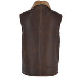 Sheepskin Gilet Camel Antique: KE-176