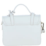 Stylish Ashwood Leather Small Satchel Bag White: Y-61