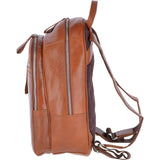 Unisex Leather Oily Hunter Backpack Tan : 1663